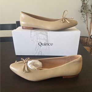 Quince Women's Tan Leather Loafers